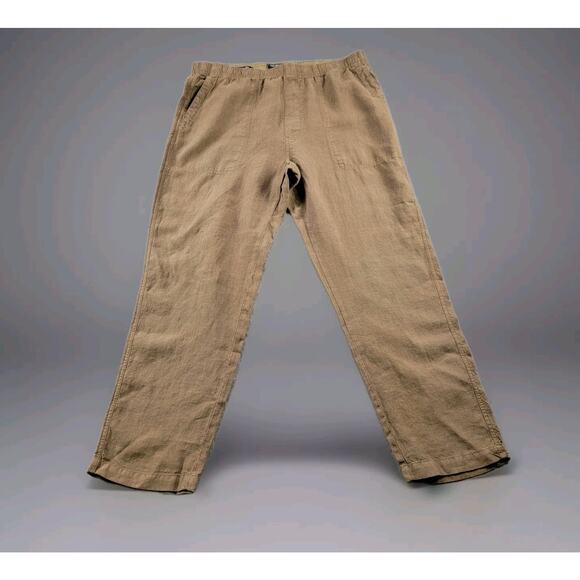 Todd Snyder Italian Linen Pants size XLT Tall XL Tan Brown NWT $198 PA1109942